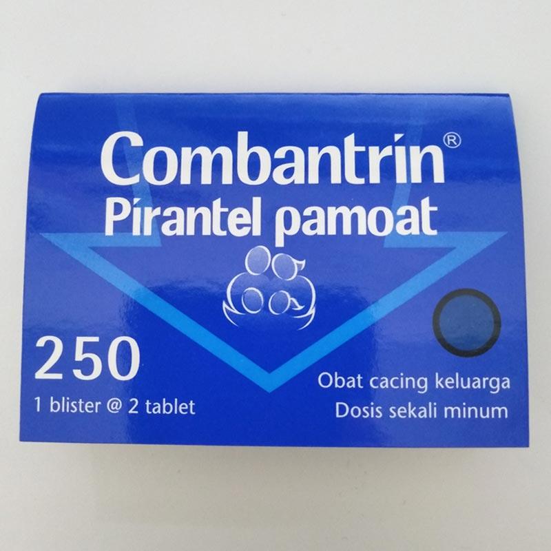 combantrin 250 mg tablet obat cacing 1 blister 2 tablet