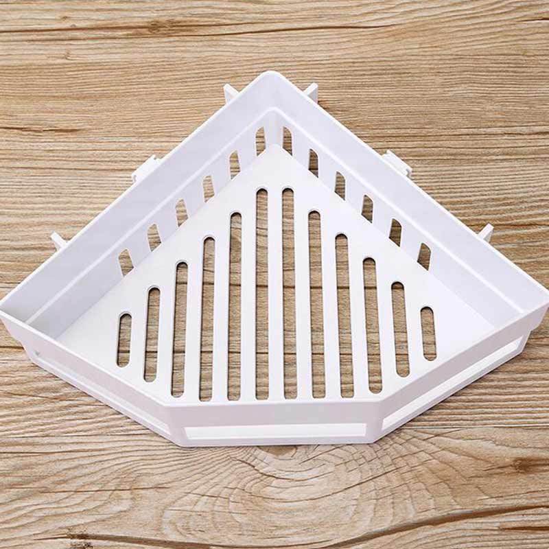 Jual Eds Plastic Suction Cup Storage Rack Wall Mounted Bathroom