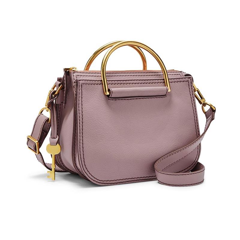 Fossil ryder top satchel orchid tint