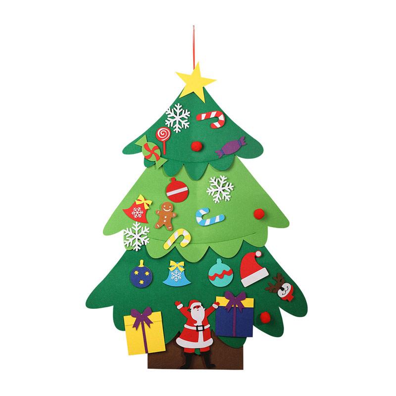 Jual Bluelans 2 Cute Chrismas Santa Claus Elk Fake Tree Hanging