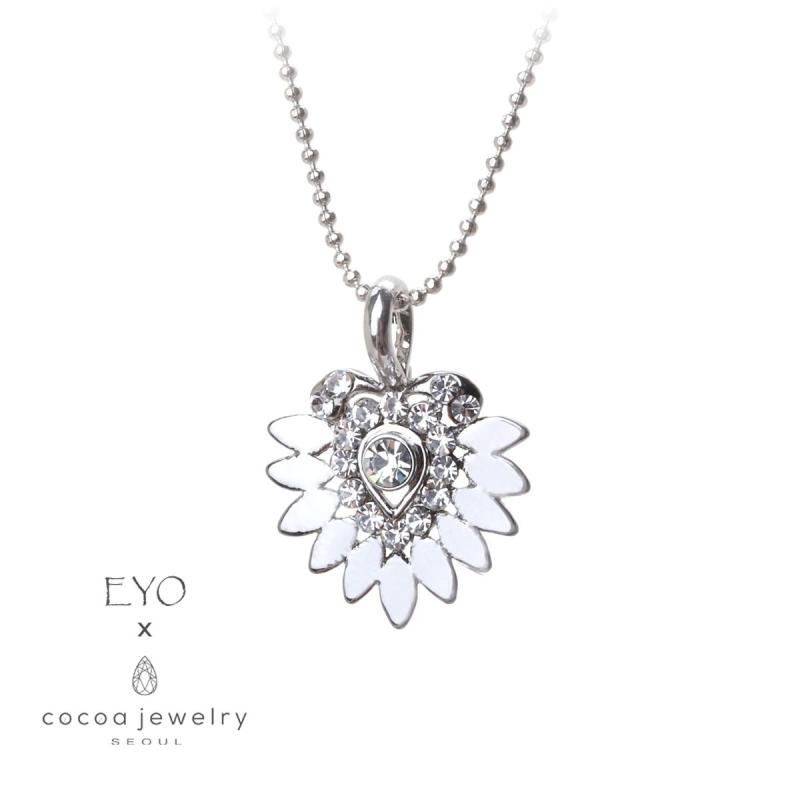 Jual Cocoa Jewelry Kalung Wanita Korea Scattered Leaves Silver Color Murah Maret Blibli Com