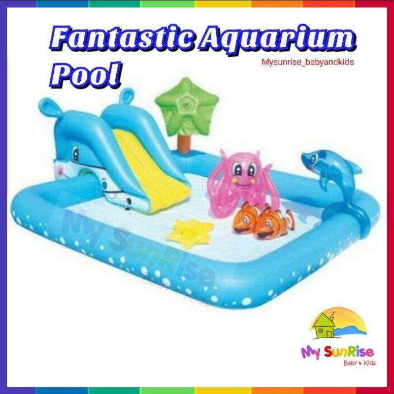 FREE LEM BESTWAY !! Kolam Anak FANTASTIC AQUARIUM POOL BESTWAY PLAY POOL  Kolam Perusutan - Main Image