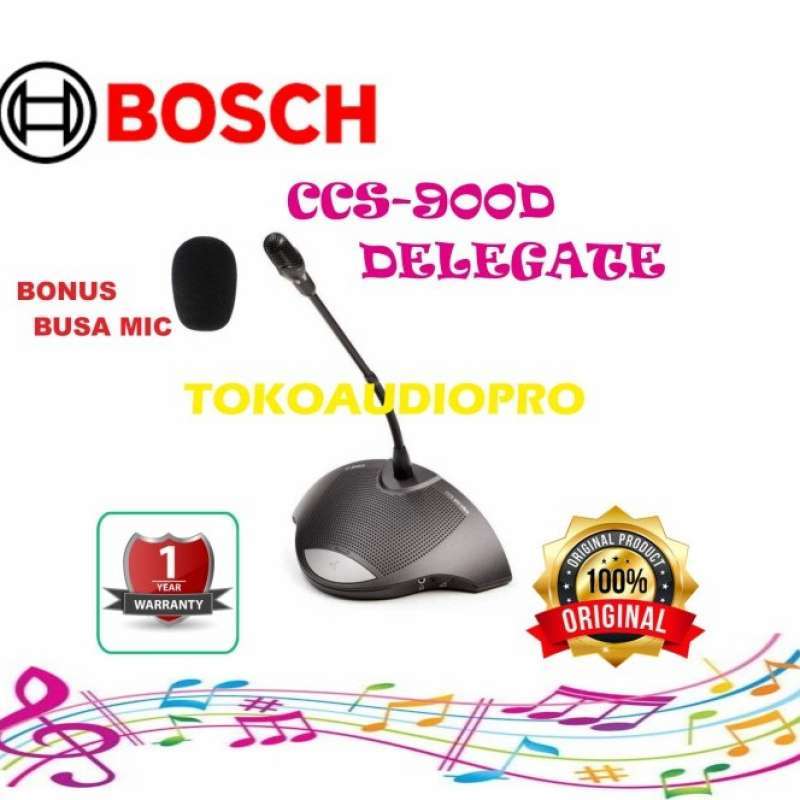 Bosch Ccs900D Delegate Microphone Conference Diskon 2% di Seller Tubruks - Kapuk, Kota Jakarta | Blibli
