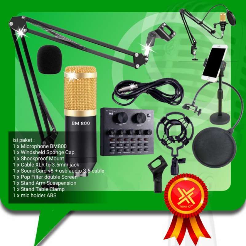 Promo Mic Condenser Bm 800, Stand Mic 