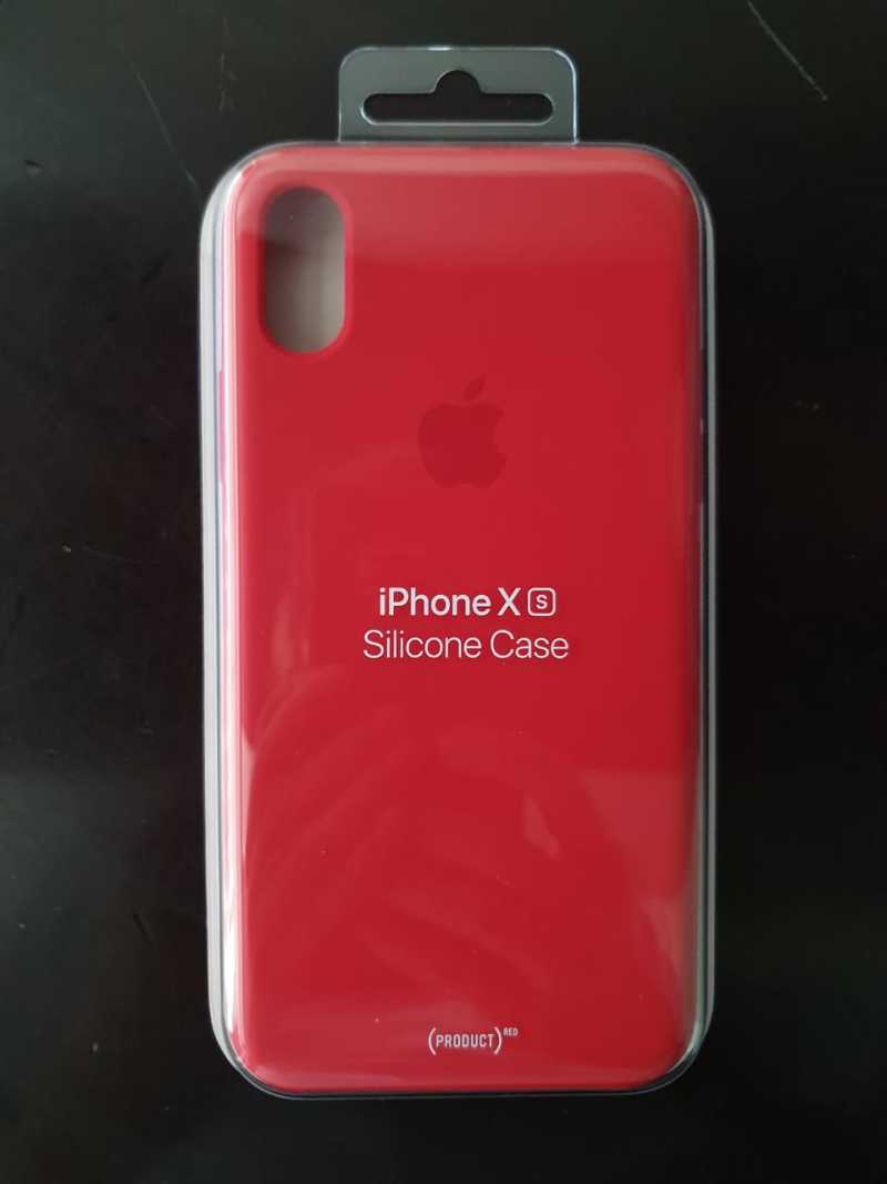 iPhone XS Silicone Case - Red (ORIGINAL