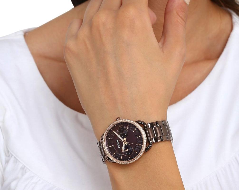Promo Fossil Tailor Multifunction Stainless Steel Watch ES 4258