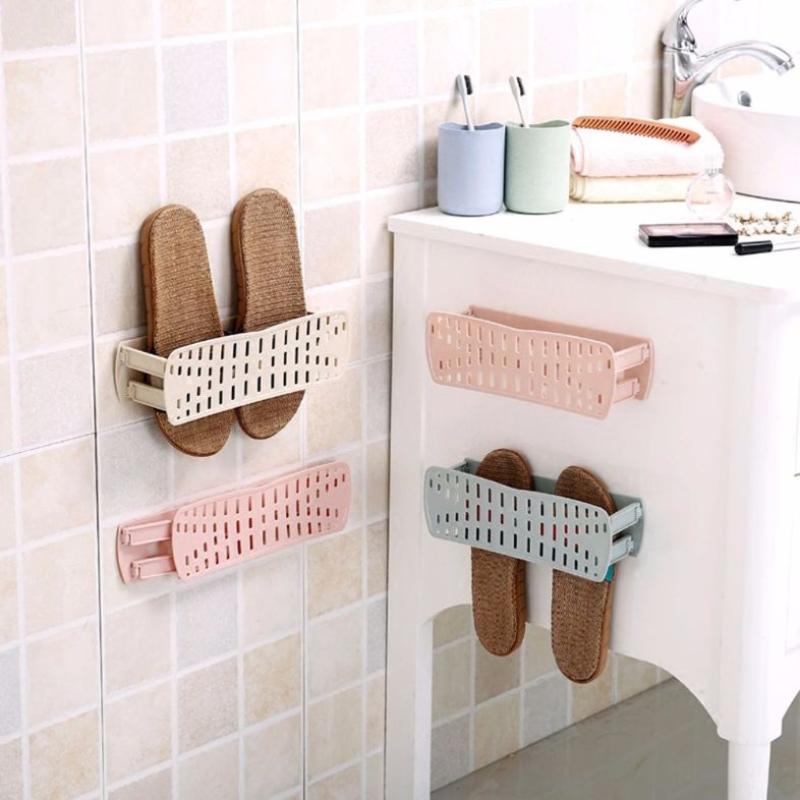 Jual H Ikea Ventilate Shoe Rack Plastic Wall Hanging Type Adhesive