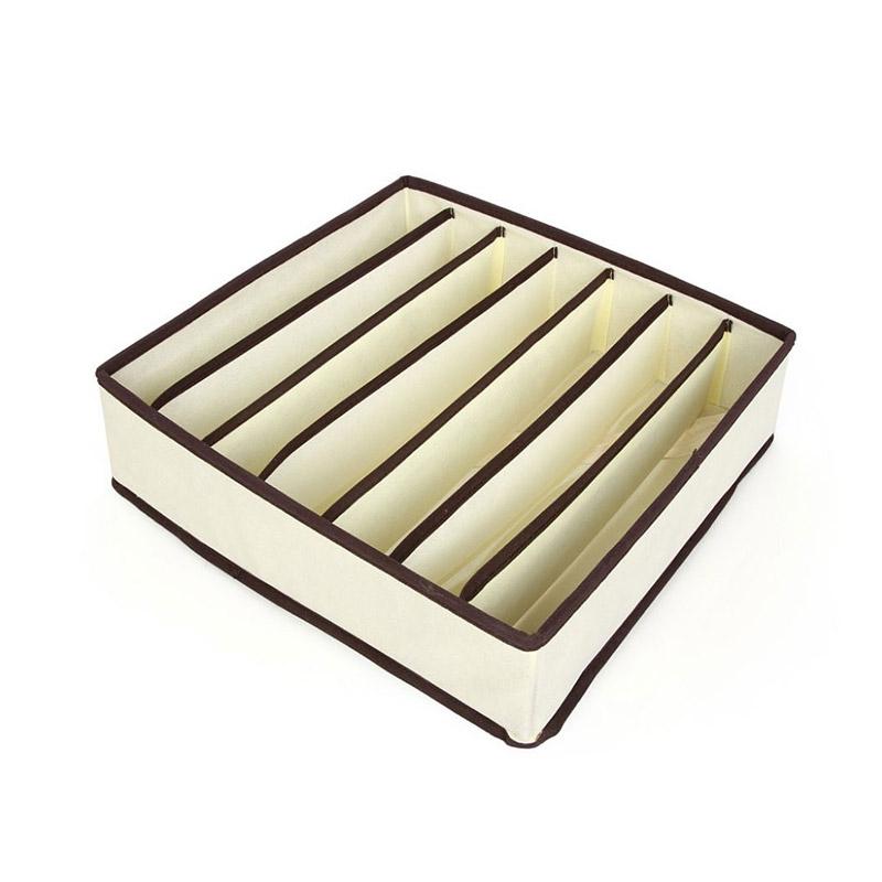 Jual H Ikea Cloth Fabric Drawer Organizer Divider Storage Box Bins Containers For Panties Underwear Ties Bras Socks Lingerie 7 Lattice Online September 2020 Blibli Com