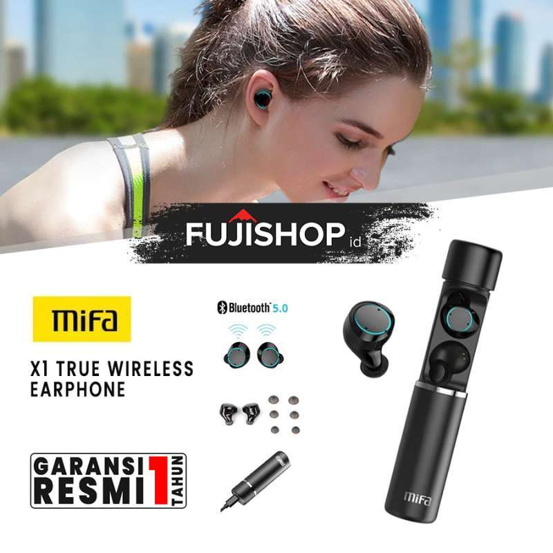 Mifa X1 TWS True Wireless Bluetooth Earbuds Earphone Garansi Resmi