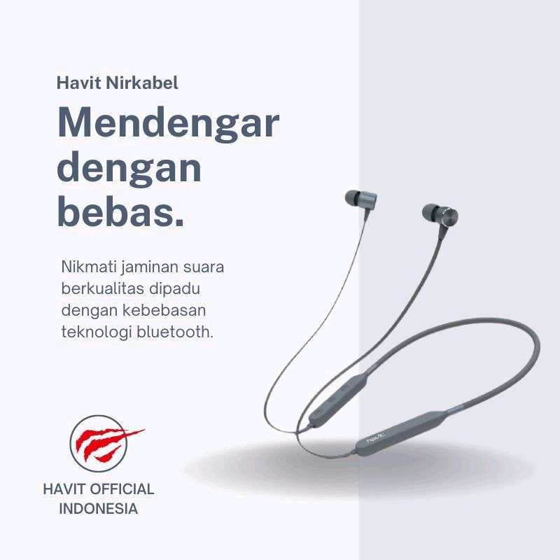 Promo Havit H969BT H969 BT Headset Bluetooth Neckband Original