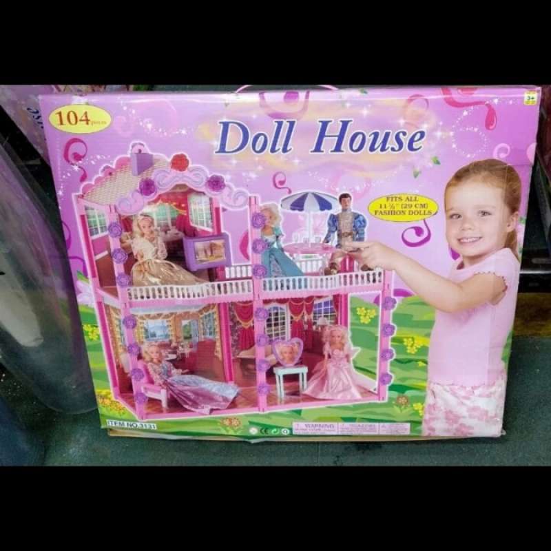 Jual Mainan Doll House 104 P/ Rumah Boneka Barbie/ Kado Toys