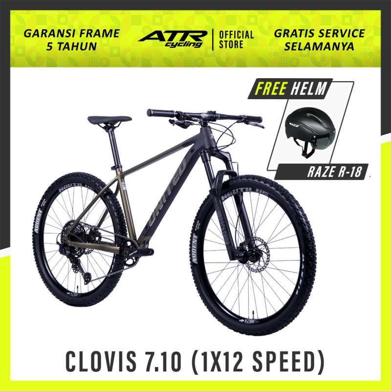 Jual Sepeda Gunung United Clovis7.10 Mtb Al 29 12 15 20 Bk bw Di Seller Atr Cycling Official Store Atr Cycling Official Store Kab. Bogor Blibli