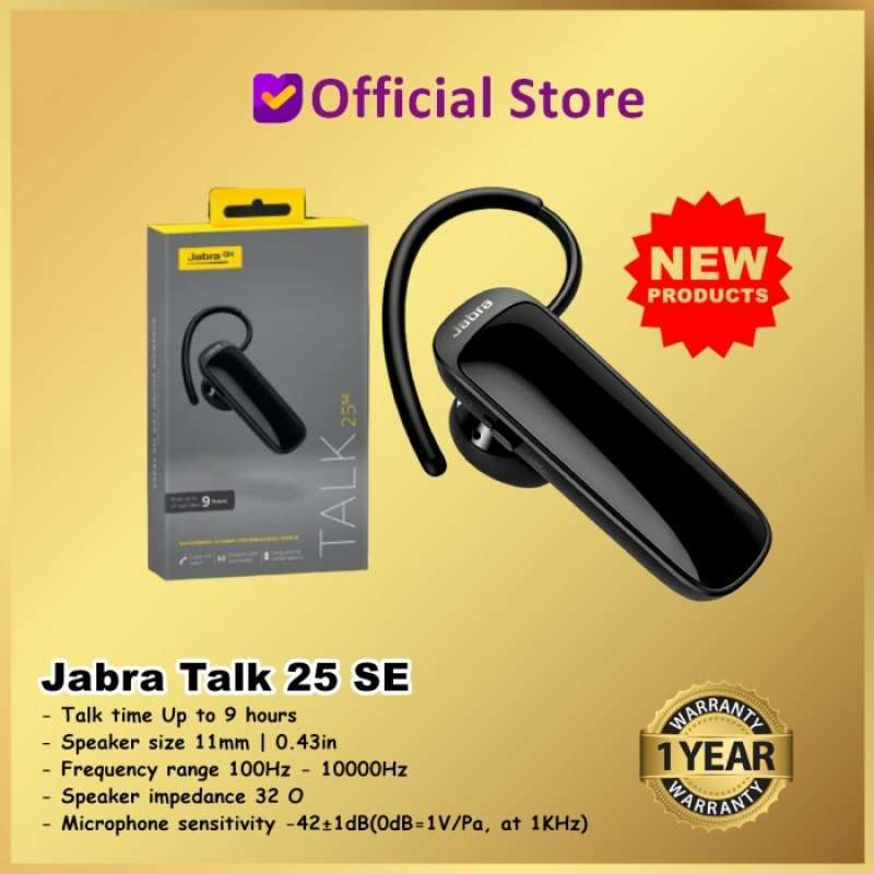 Jual Jabra Talk 25 Bluetooth Headset for High Definition Hands