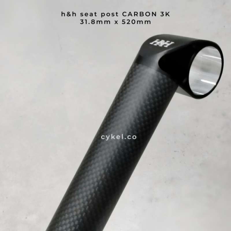 Promo H\u0026H Seatpost Carbon 3K 520Mm For 
