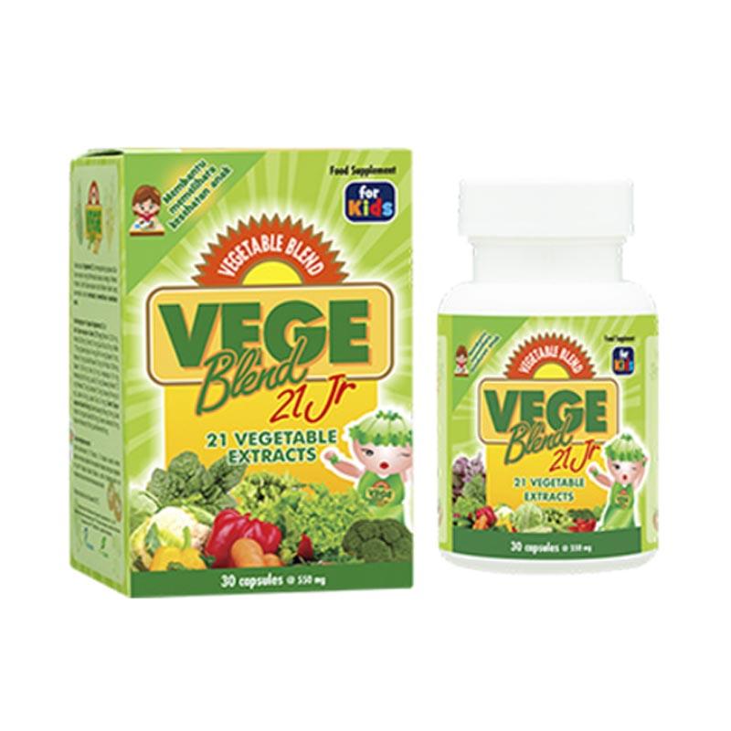 Jual Vege Blend 21 Jr Vitamin Anak 30 Kapsul Online September 2020 Blibli Com