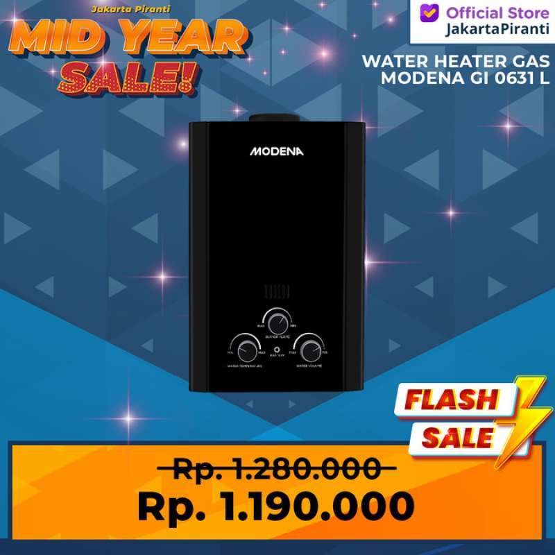 Jual Pemanas Air Water Heater Gas Modena Gi 0631 L di Seller HanessyStore -  Cengkareng Timur, Kota Jakarta Barat | Blibli