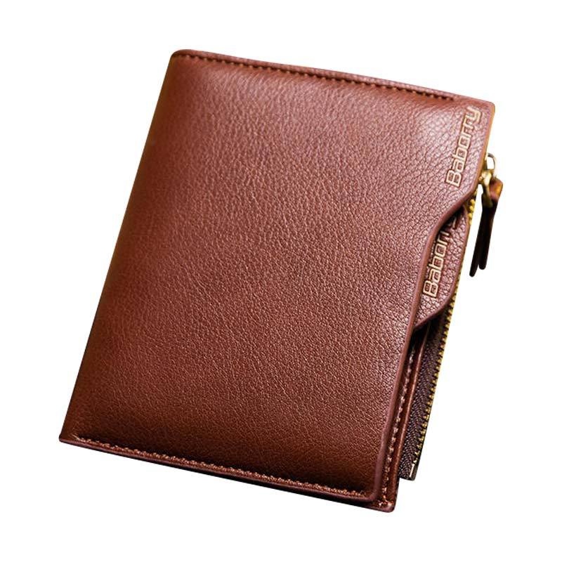 Gents Soft Leather Bi-Fold RFID Money Wallet Coin Holder Mens
