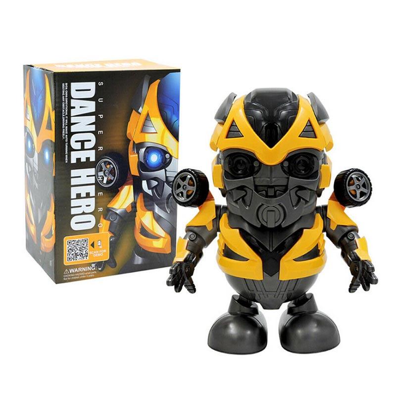 Jual Amelia Store Id Dance Hero Robot Bumblebee Music Led Toy