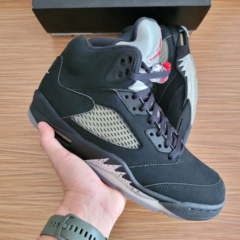 Jual Air Jordan 5 Retro Og Black Metallic 2016 || Michigan Blue