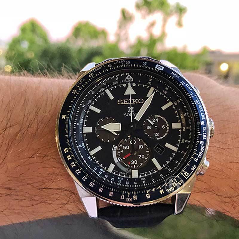 Seiko Land Prospex SSC 607P1 Chronograph Solar Garansi Resmi Jam Tangan Pria