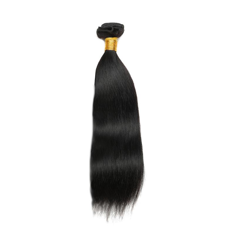 Jual Eds 100 Human Hair Bundles Extensions Wig Natural Black