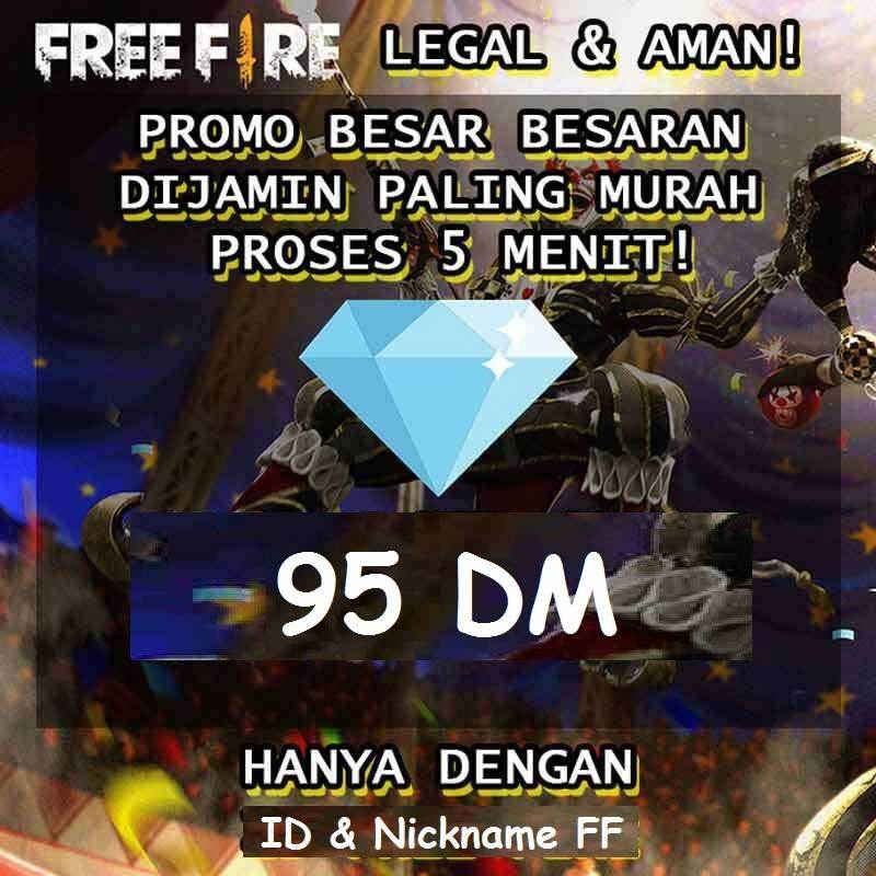 Jual Garena Free Fire Voucher Digital 95 Diamond Online