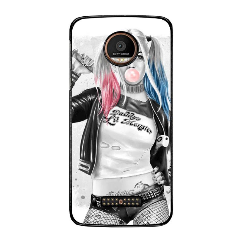 Jual Casing Custom Hardcase Motorola Moto Z Force Harley Quinn Suicide Squad Art L1427 Case Cover Online November 2020 Blibli Com