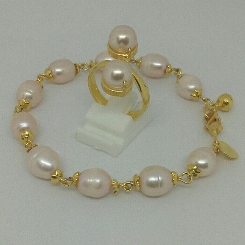Jual Nje Collection Gelang Dan Cincin Mutiara Air Tawar Perhiasan Wanita Peach Lapis Emas 24k Online Desember 2020 Blibli