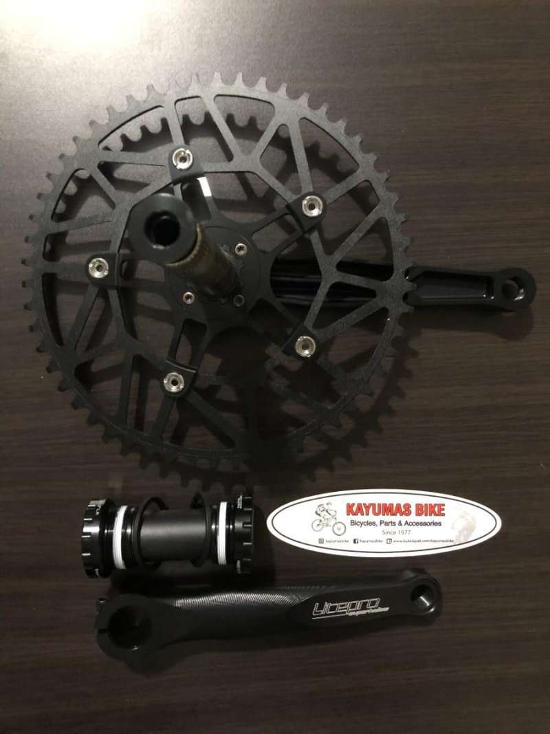 Litepro Super Hollow Crank Litepro 54t Chainring Litepro 50/52/54