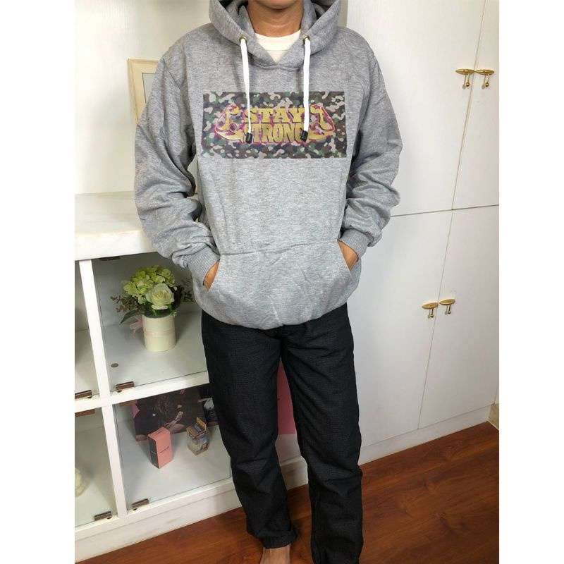 Sweater Hoodie/Sweater Pria Sablon DTF Polyflex Keren