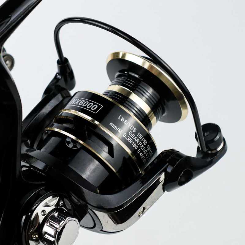Jual Taffsport Nx6000 Metal Reel Pancing Spinning Fishing Reel 4.7