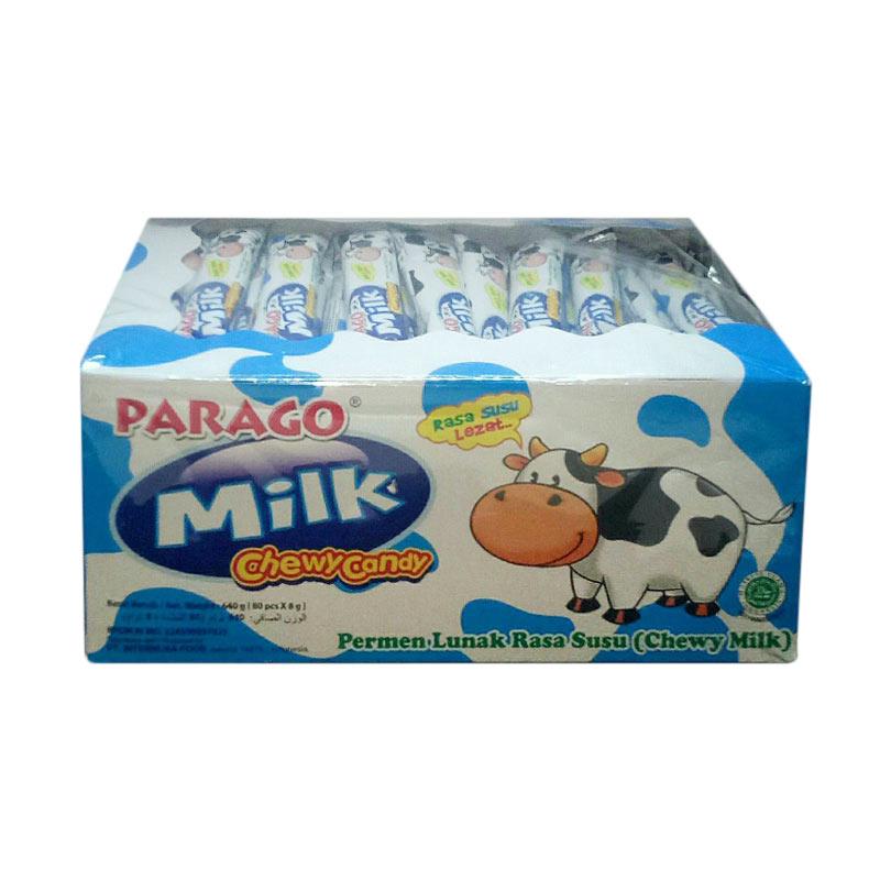 Jual Parago Milk Chewy Candy Permen 640 G 80 Pcs Box Online