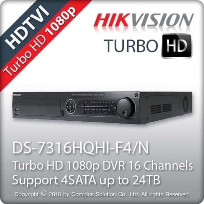 HIKVISION DVR TURBO HD DS-7316HQHI-F4/N