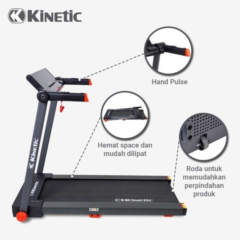 Promo Kinetic Treadmill 0.8hp Hitam orange Diskon 5 Di Seller Mahzkyshops Pradah Kali Kendal Kota Surabaya Blibli