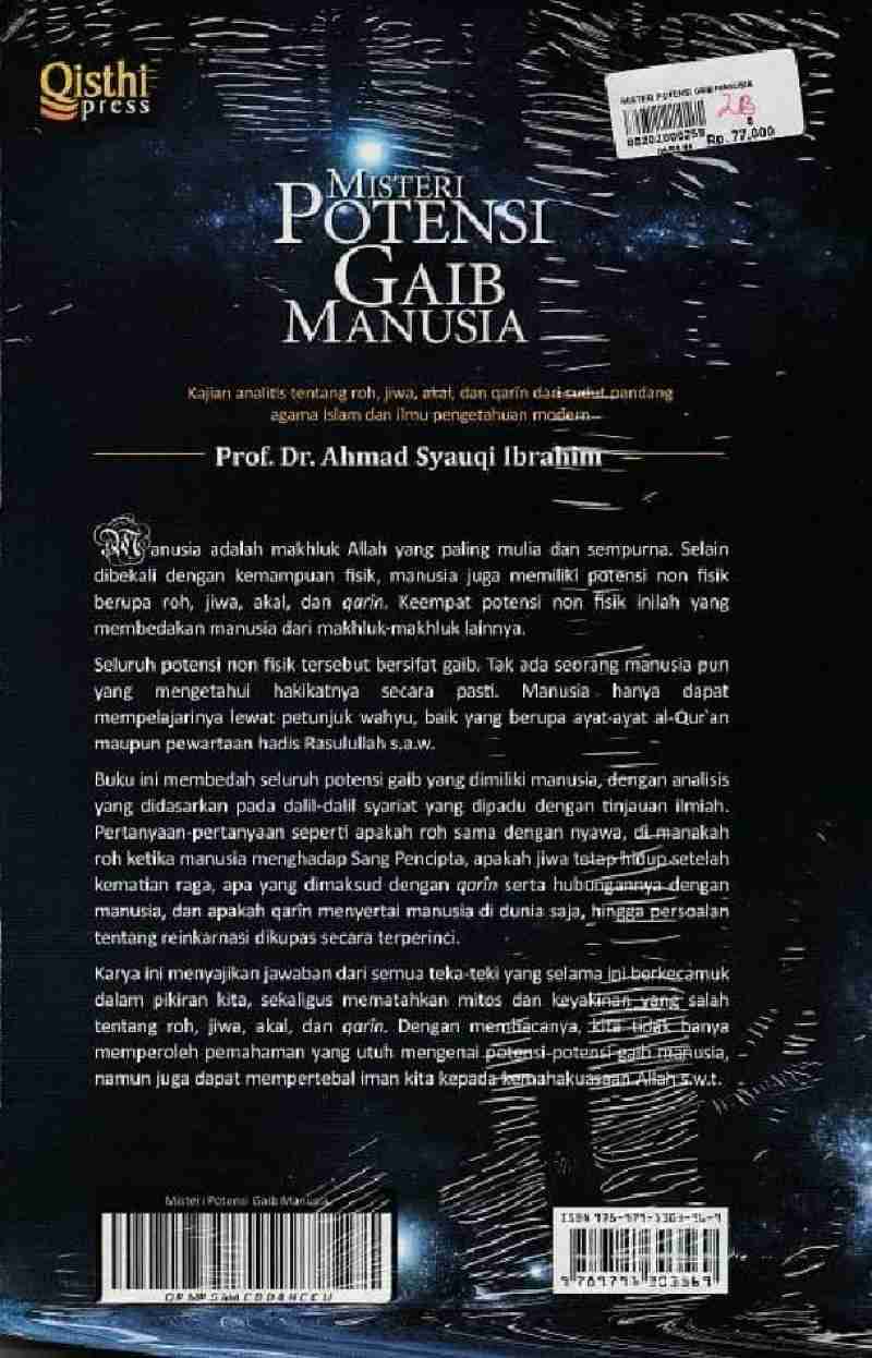 Jual MISTERI POTENSI GAIB MANUSIA di Seller Mitra Media ...