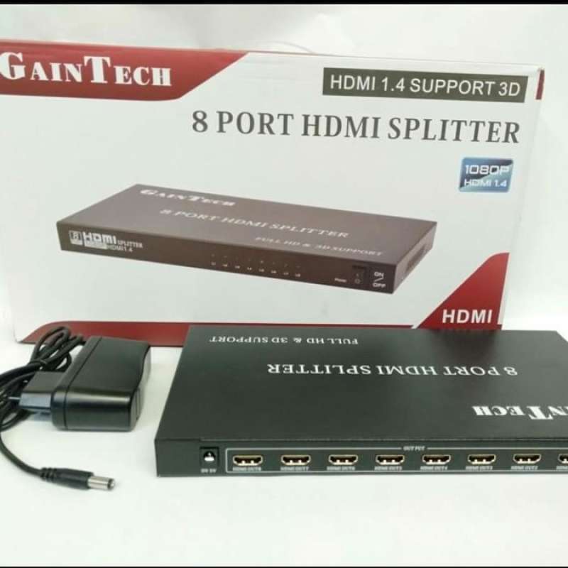 Gaintech HDMI Splitter 8Port Versi