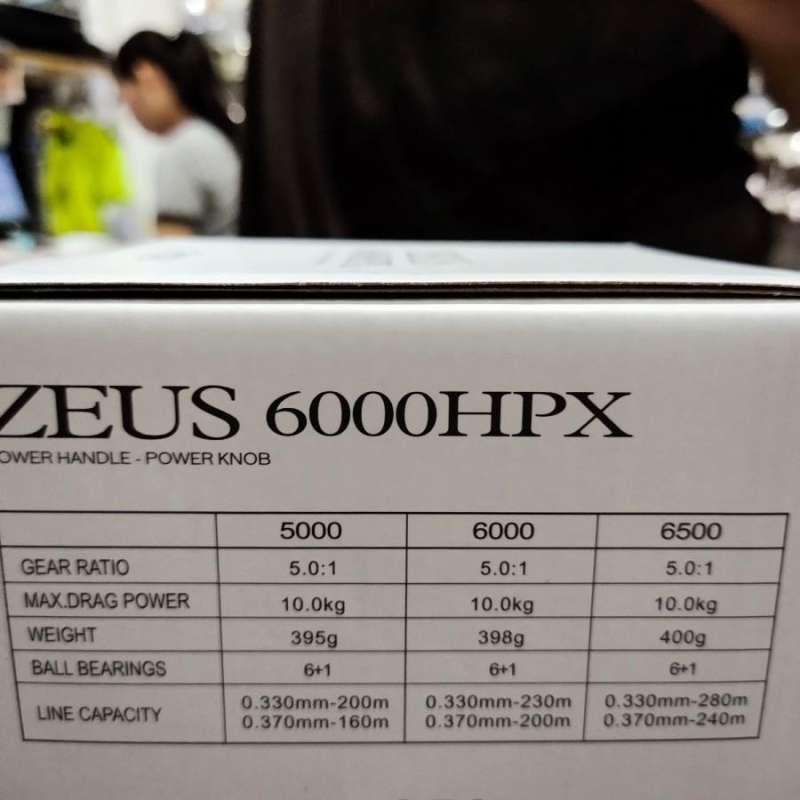 reel ryobi zeus HPX pilihan 6000 atau 6500 hpx power handel