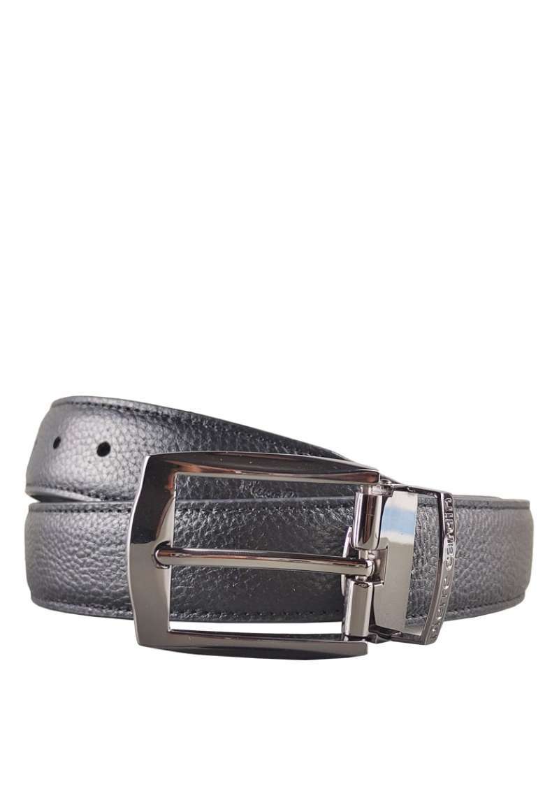 Pierre Cardin Ikat Pinggang Pria Kulit Leather Sabuk Gesper Branded Impor  Men Belt Casual P 0111716601BLA