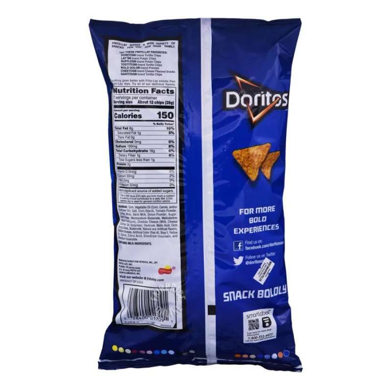 Jual Doritos Tortilla Chips Cool Ranch 198.4g di Seller ...