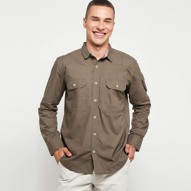 Jual Emba Casual Adelar Ls Army Kemeja Pria 861 06208 02 Online Februari 2021 Blibli