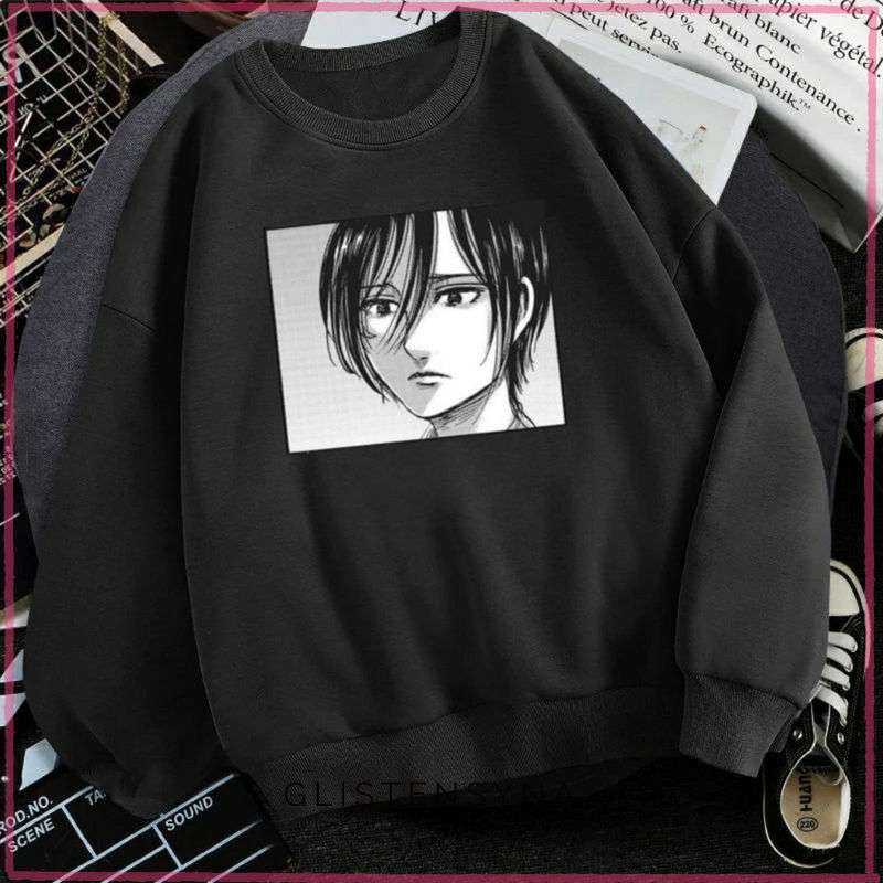 Jual Sweater Jaket Pria Wanita Anime Mikasa Sweater Unisex Crewneck Atasan Premium Di Seller Glistensyna Padamulya Kab. Bandung Blibli