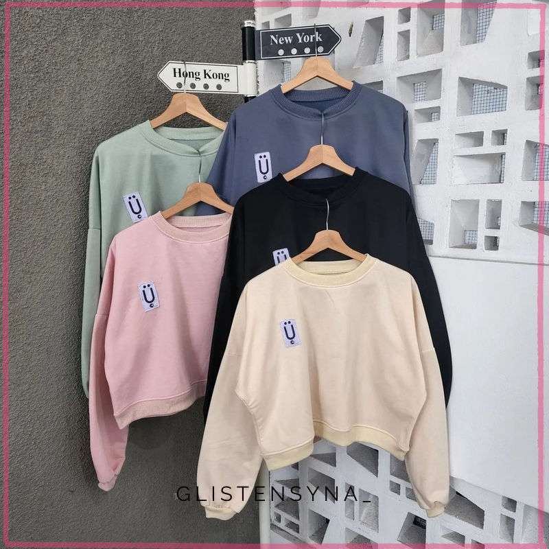 Baju sweater crop 2025