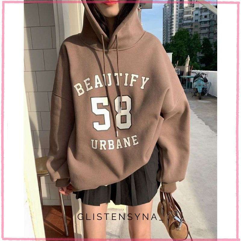 Sweater hoodie perempuan on sale