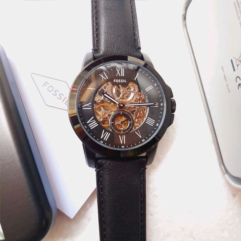 Fossil ME3096 Jam Tangan Pria Automatic Original Free Tinbox