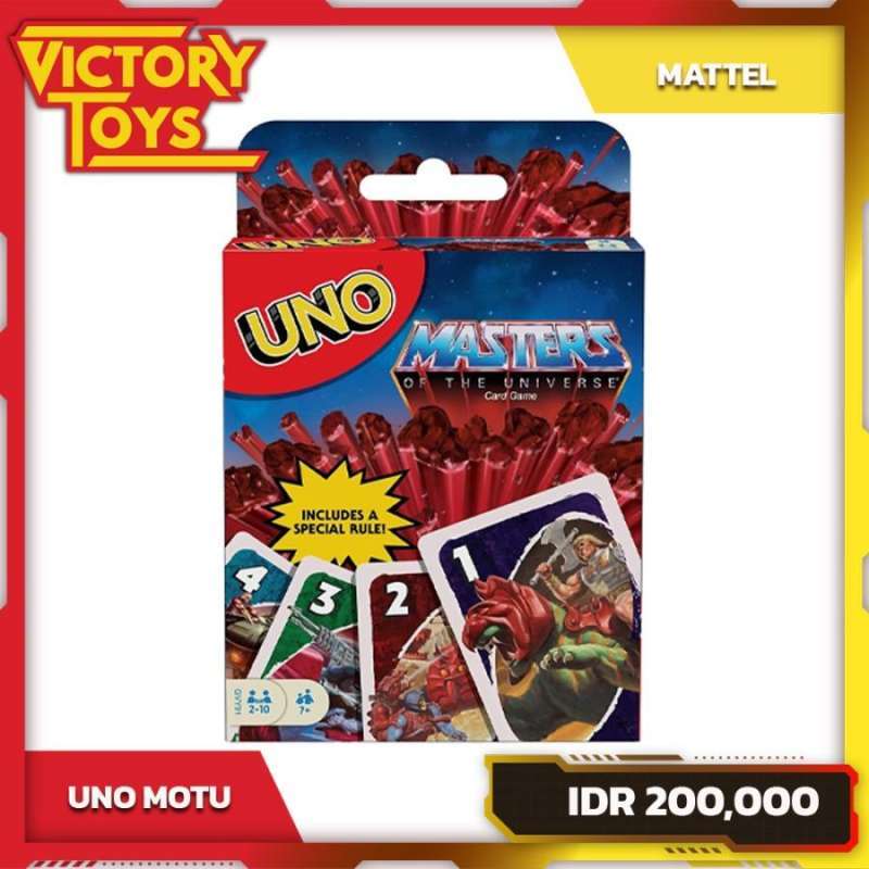 UNO CARD MASTERS OF THE UNIVERS By Mattel