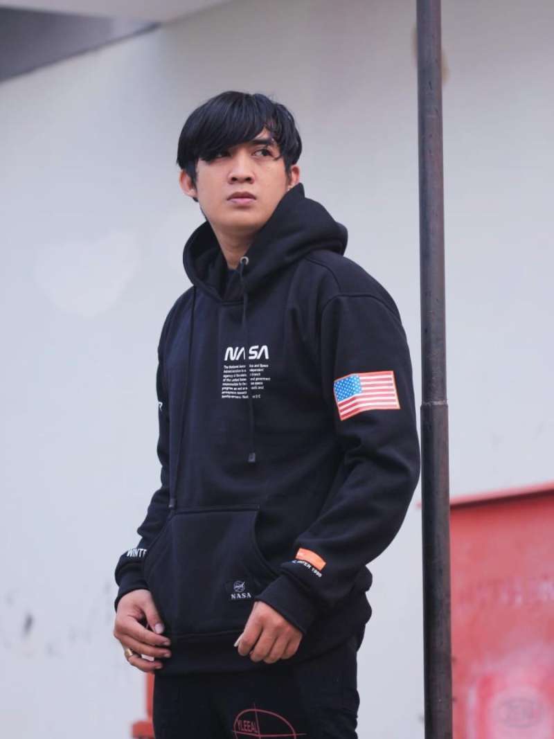 Jaket Hoodie [NASA Hitam] Sweater Hoodie Nasa Pria Wanita Premium Tebal |  lupon.gov.ph