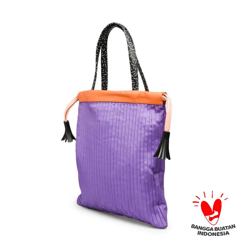 purple tote bag