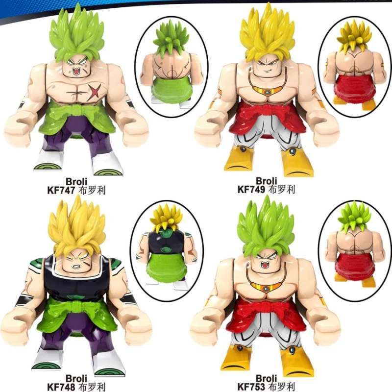Broly Dragon Ball Z Lego Minifigures Jual Big Figure Dragon Ball