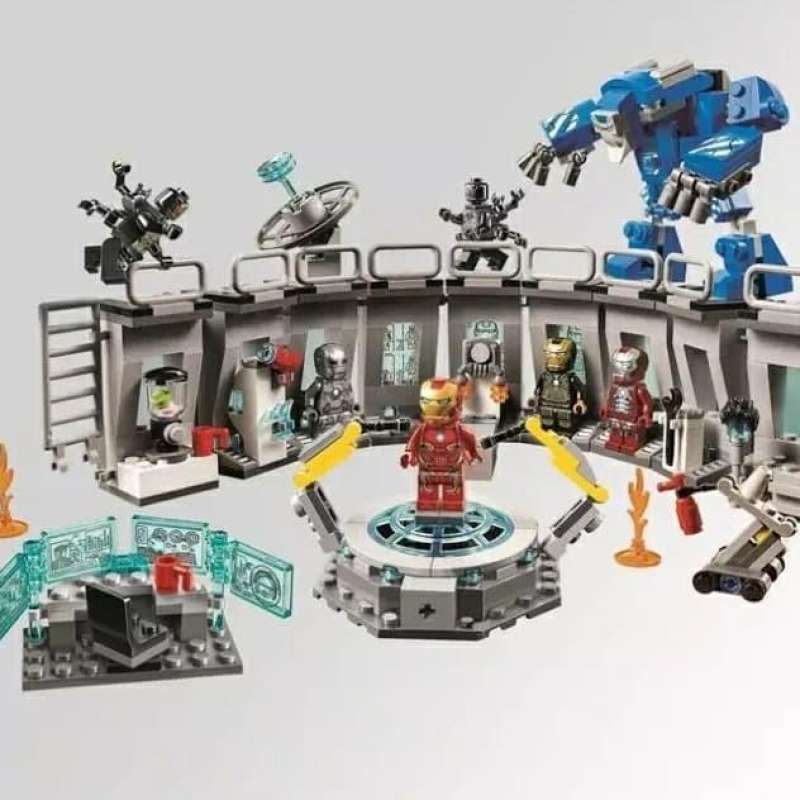 Lepin iron man hall discount of armor