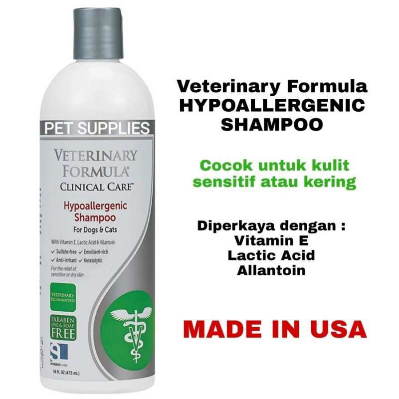 Veterinary formula hypoallergenic hotsell shampoo